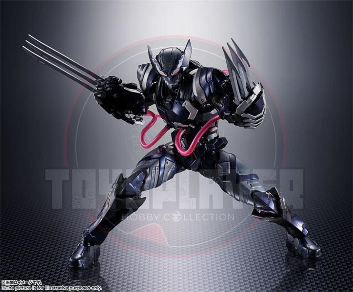 TAMASHII S.H.Figuarts Venom Symbiote Wolverine -Tech-On Avengers 
