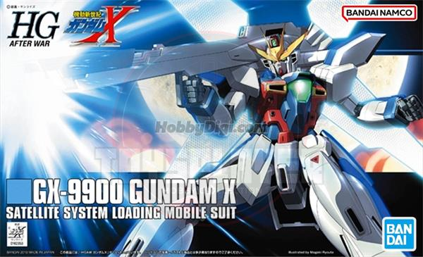 BANDAI HGAW 1/144 GX-9900 Gundam X Satellite System Loading Mobile Suit