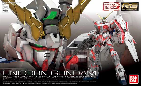 RG 1/144 Unicorn Gundam Mobile Suit RX-0