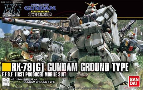 BANDAI 1/144 HGUC RX-79 Gundam Ground Type First Produced Mobile Suit