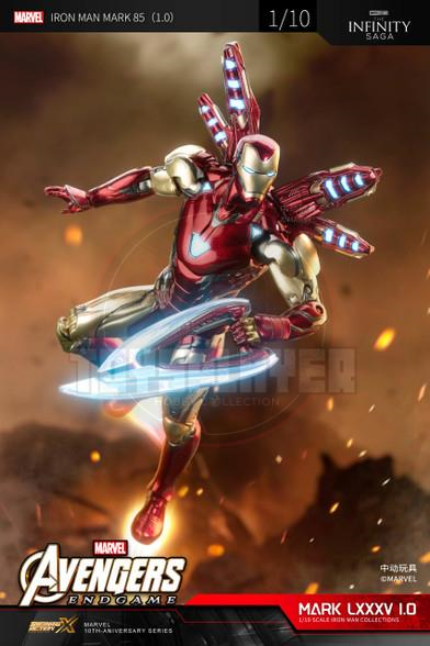ZD Toys Avengers : Endgame Iron Man Mark 85 Action Figure