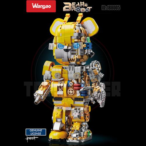 Wangao 万高 188005 Mechanical Transformers Bumblebee Bear Robot