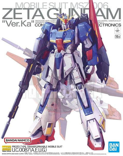 Bandai MG 1/100 Zeta Gundam Ver.Ka Plastic Model Kit