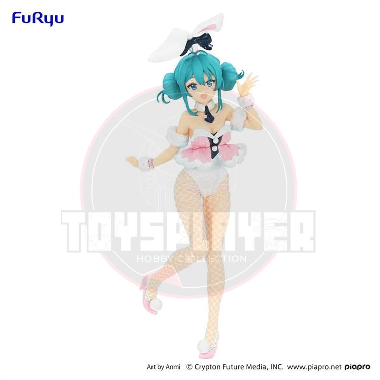 FURYU -Miku BiCute Bunnies Figure (White Rabbit Baby Pink ver.)