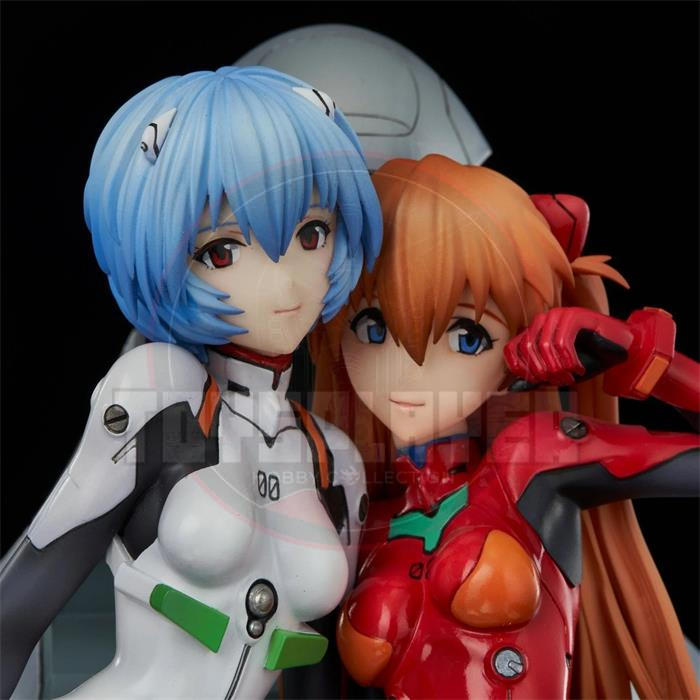 Neon Genesis Evangelion Rei & Asuka Twinmore Object Figure