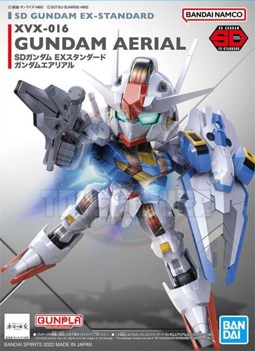 SD Gundam Ex-Standard Gundam Aerial Plastic Model Kit