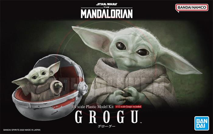Star Wars The Mandalorian Grogu 1/4 & 1/12 Scale Model Kit