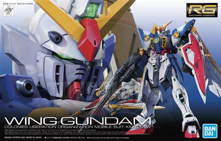 RG 1/144 XXXG-01W Gundam Wing Plastic Model Kit