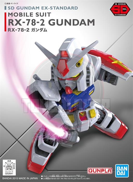 SD Gundam EX Standard RX-78-2 Gundam Model Kit