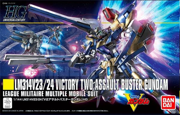 HGUC 1/144 V2 Victory Two Assault Buster Gundam Model Kit