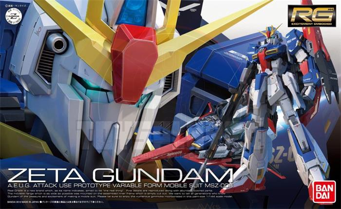 RG 1/144 Zeta Gundam Mobile Suit Model Kit