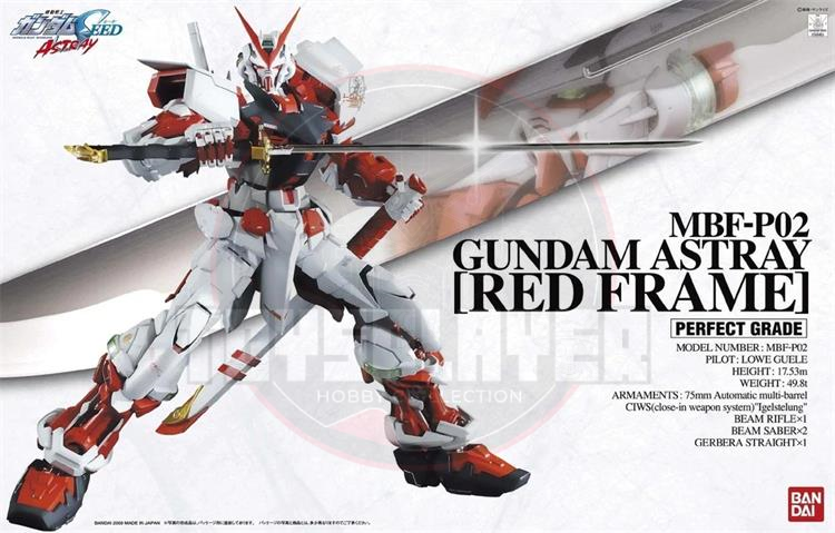 PG 160 MBF-P02 Gundam Astray Red Frame Model Kit