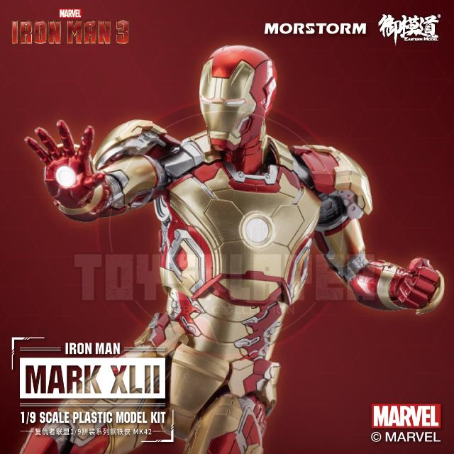 Eastern Model Iron Man 3 Iron Man Mark XLII 1/9 Scale Model Kit