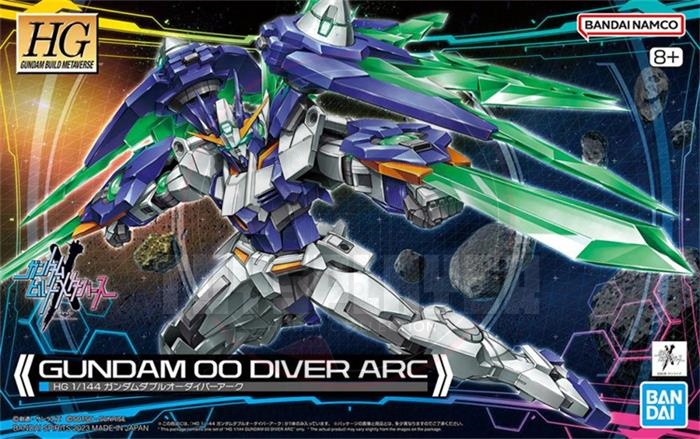 HG 1/144 Gundam 00 Diver Arc Gundam Build Metaverse Model Kit