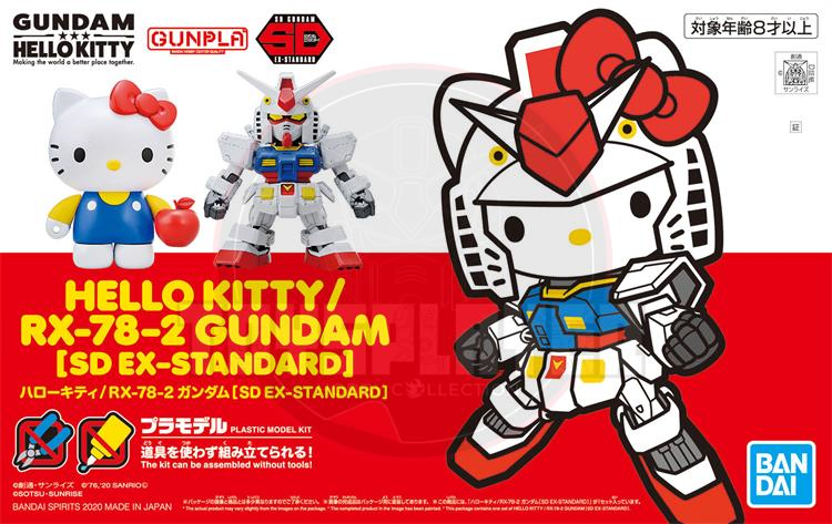 SD Ex-Standard Hello KittyRX-78-2 Gundam Model Kits 