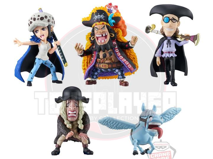 One Piece World Collectable Figure Trafalgar Law VS Blackbeard Pirates Set of 5 Figures