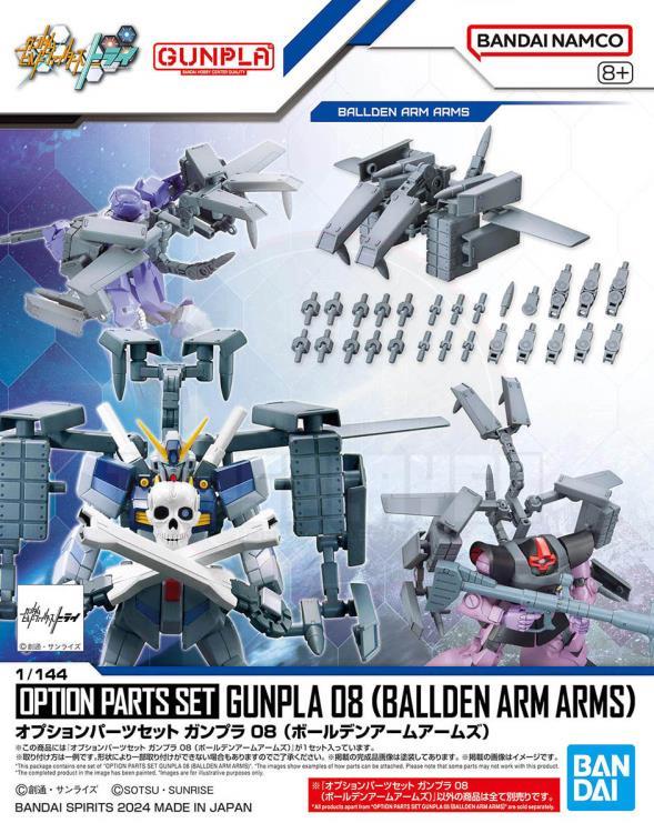 Gundam Build Fighters Option Parts Set Gunpla 08 Ballden Arm Arms 1/144 Scale Accessory Set