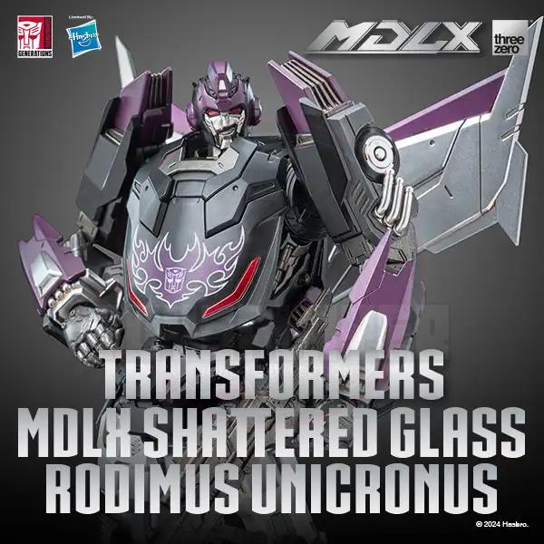 (Pre-Order) ThreeZero Transformers MDLX Shattered Glass Rodimus Unicronus Action Figure