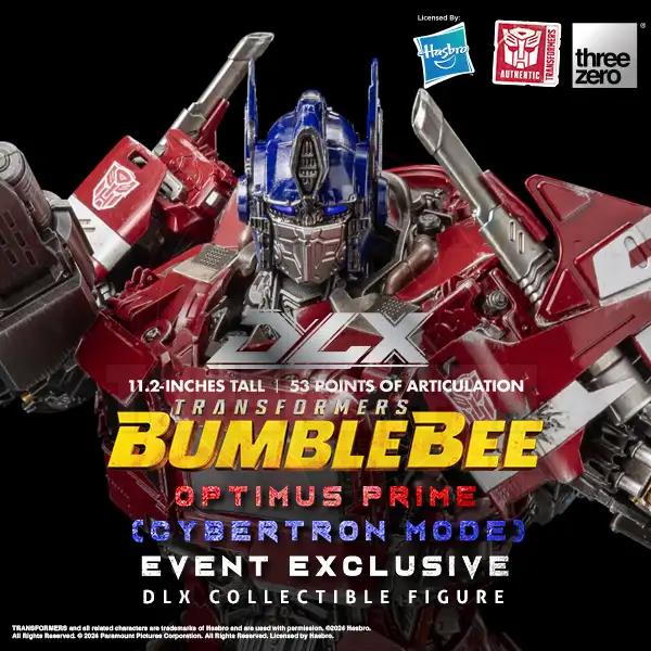 (Pre-Order) Threezero Transformers: Bumblebee DLX Optimus Prime (Cybertron Mode) Action Figure