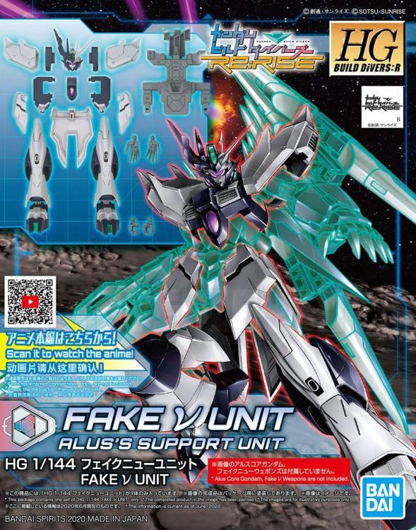 Gundam Build Divers Re: RISE HGBD:R Fake V Nu Alus's Support Unit 1/144 Scale Accessory Set