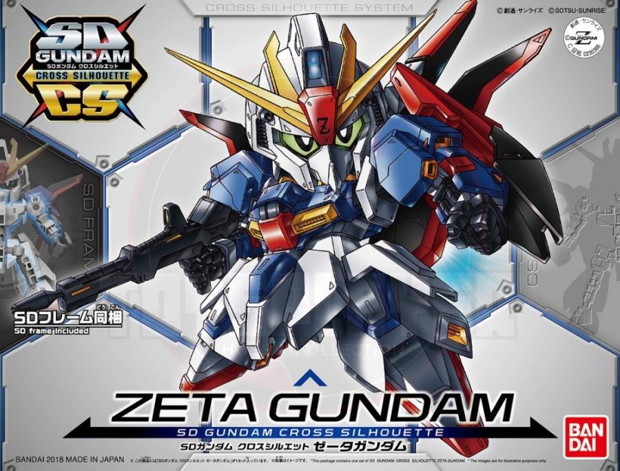 SD Gundam Cross Silhouette Zeta Gundam Model Kits