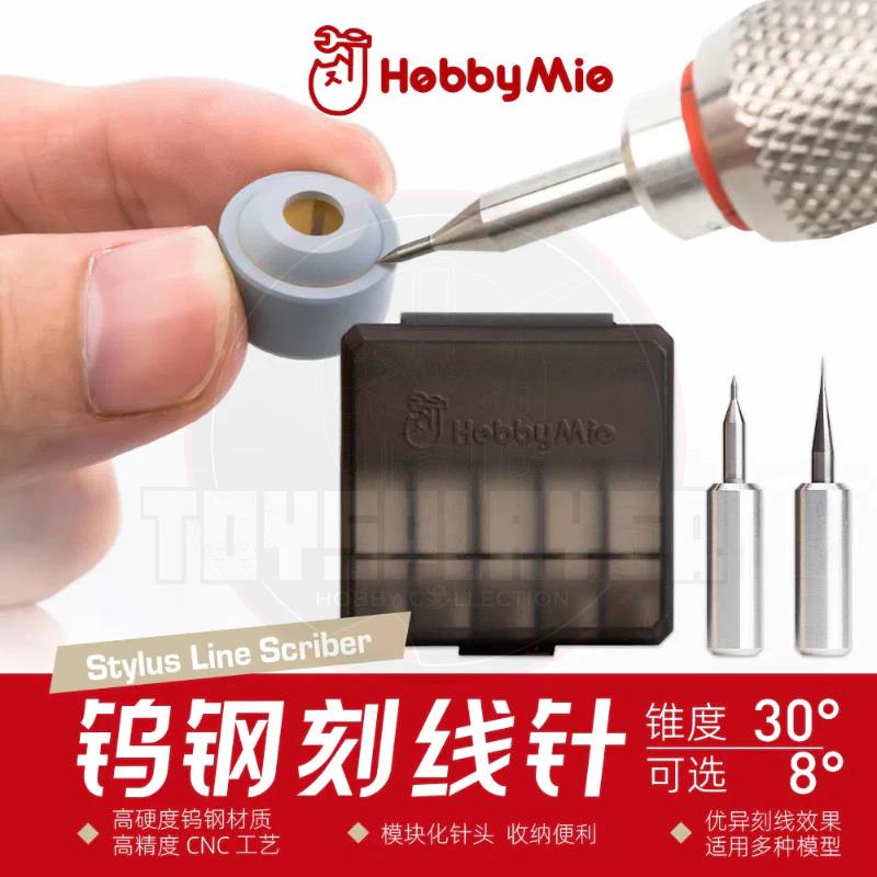 Hobby Mio Stylus Line Scriber 8 ° /30 °Tungsten Steel Scribing Needles