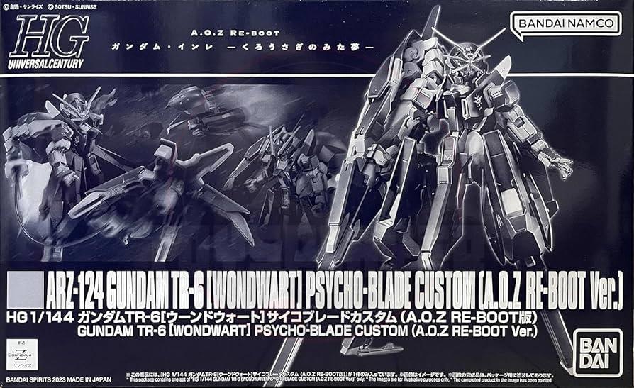 P.BANDAI HGUC 1/144 Gundam TR-6 [Woundwort] Psycho-Blade Custom (A.O.Z Re-boot Ver.) Model Kits