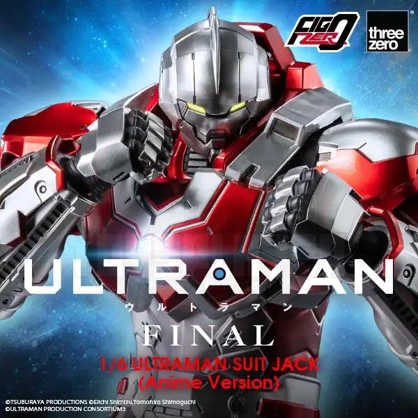 (Pre-Order) ThreeZero Anime ‘ULTRAMAN’ FINAL Season FigZero 1/6 ULTRAMAN SUIT JACK (Anime Version)Action Figure