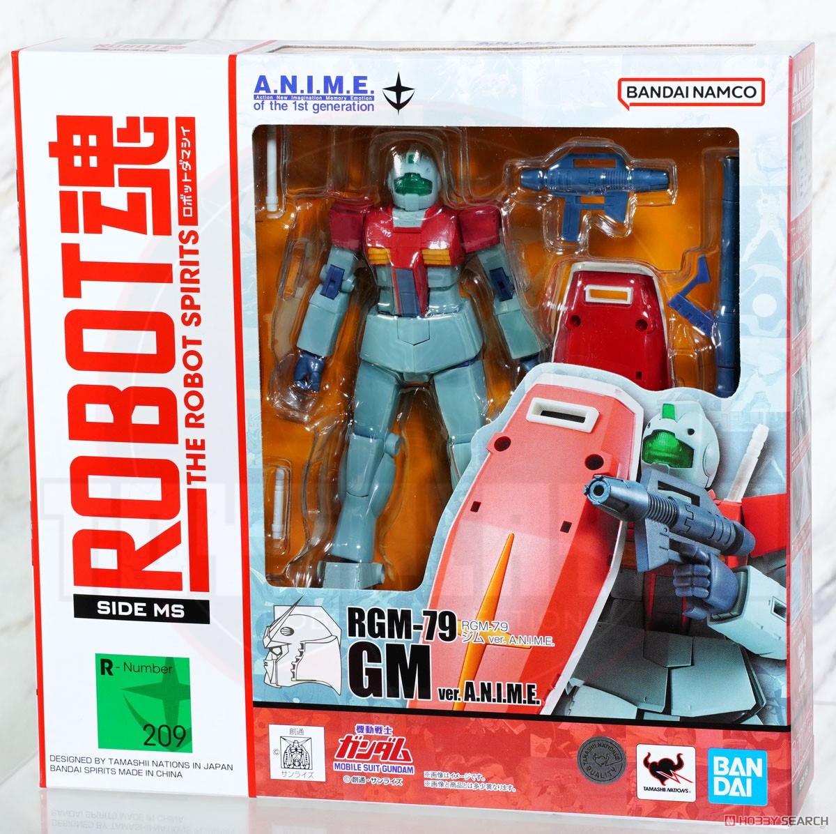 THE ROBOT SPIRITS (SIDE MS) RGM-79 GM ver. A.N.I.M.E. Action Figure