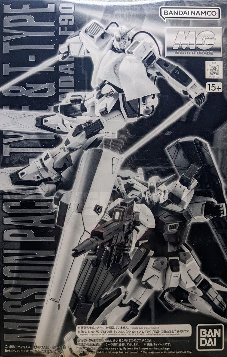 P-Bandai MG 1/100 Gundam F90 Mission Pack C Type & T Type Model kits