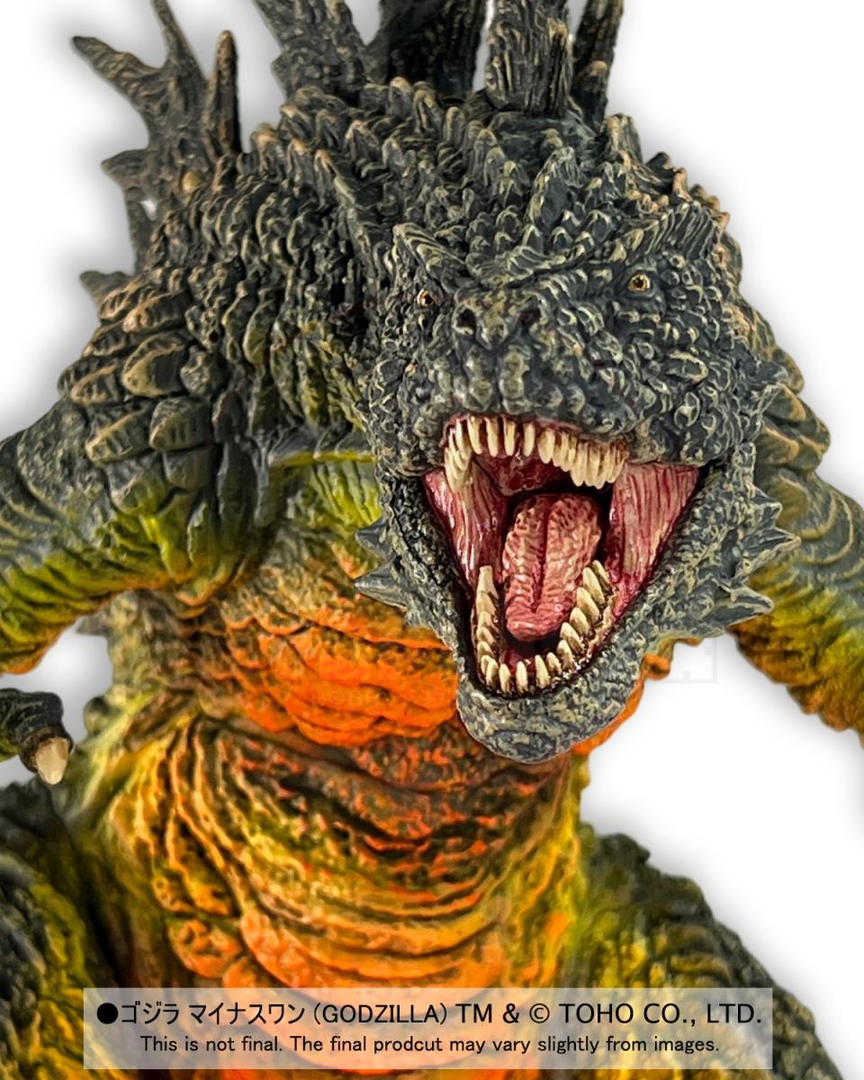 (Pre-Order) Ezhobi : Godzilla Minus One First Form Odo Island Nightmare Version With Flaming Fire Effects Statue